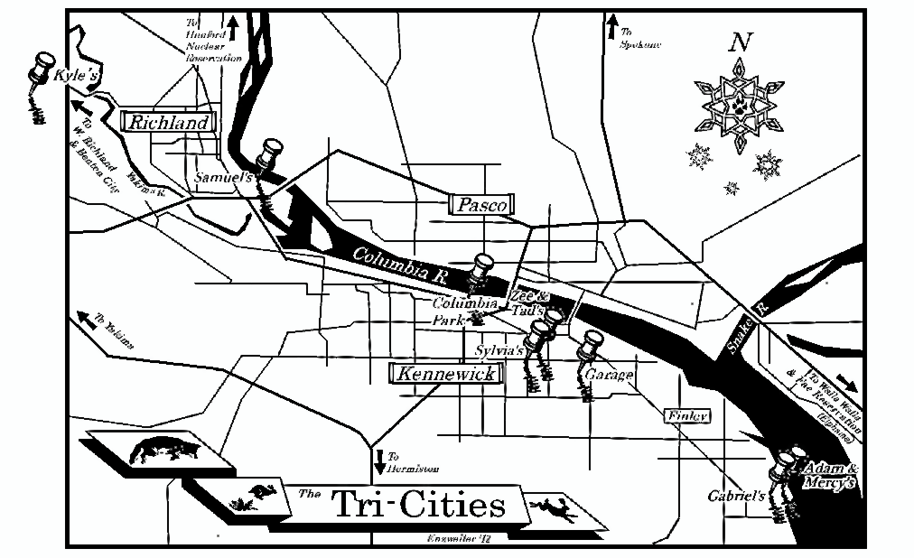 Map of the Tri-Cities