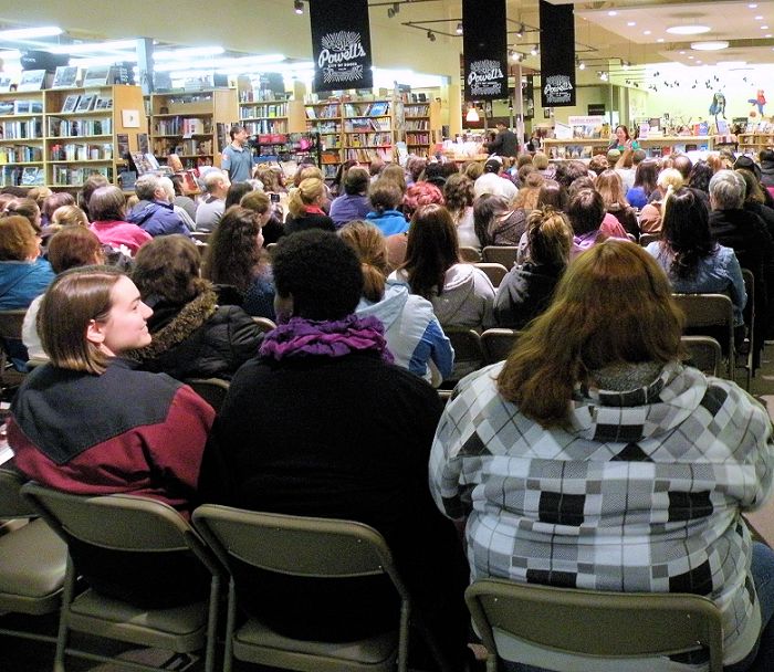 A book signing with Patty.